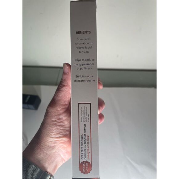 🔴 Zoe AYLA Rose Quartz Facial Roller NIB - Picture 6 of 8